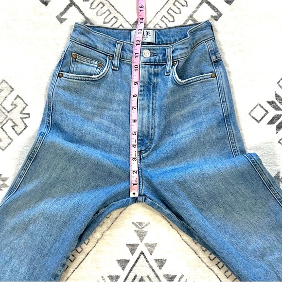 AGOLDE High Rise Straight Crop Jeans - Picture 7 of 16